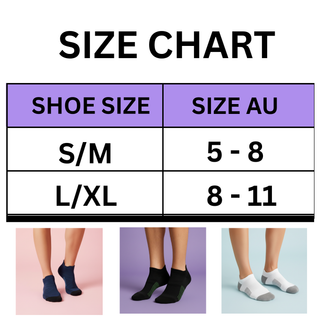 Blue Ankle Compression Socks