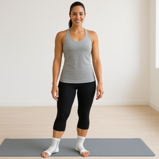White With Black Stitch Compression Sleeve