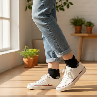 Grey Ankle Compression S/M - 10 Pack