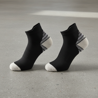 Grey Ankle Compression Socks