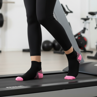 Pink Ankle Compression Socks