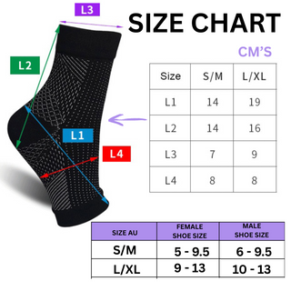 Black With White Stitch Compression Sleeve