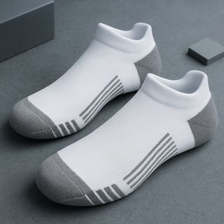 White Ankle Compression Socks